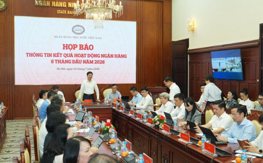 Ngân hàng nhà nước Việt Nam: Giữ vững ổn định vĩ mô, tín dụng tăng mạnh trong 6 tháng đầu năm 2026