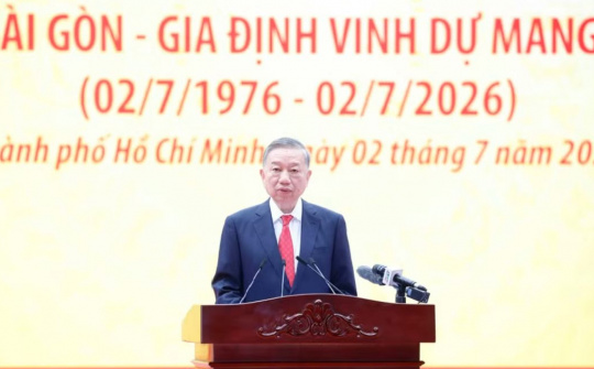 Phát biểu của Tổng Bí thư, Chủ tịch nước Tô Lâm tại Lễ kỷ niệm 50 năm Ngày Thành phố Sài Gòn-Gia Định mang tên Chủ tịch Hồ Chí Minh