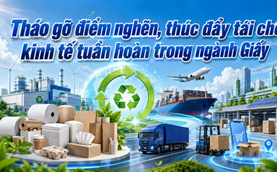 Tháo gỡ điểm nghẽn, thúc đẩy tái chế, kinh tế tuần hoàn trong ngành Giấy