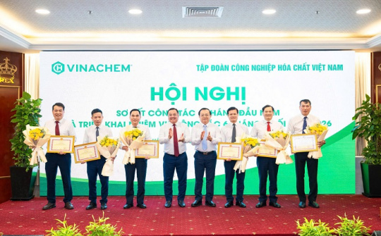 Vinachem tăng trưởng hai con số, phấn đấu doanh thu năm 2026 đạt 74.567 tỷ đồng