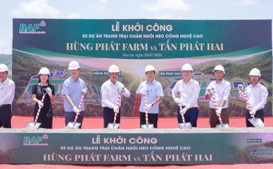 BAF liên tiếp khởi công 3 trang trại công nghệ cao tại Gia Lai