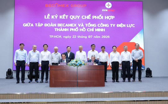 EVNHCMC và Becamex hợp tác phát triển hạ tầng năng lượng xanh