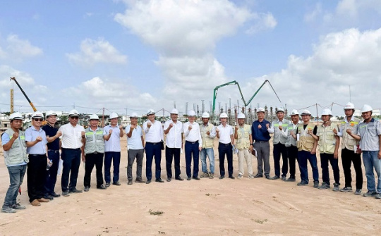 Tổng Giám đốc Vinachem Nguyễn Hữu Tú kiểm tra tiến độ Dự án Nhà máy Hóa chất Nhơn Trạch