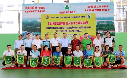 Sôi nổi Giải Pickleball Đạm Hà Bắc lần thứ II năm 2026