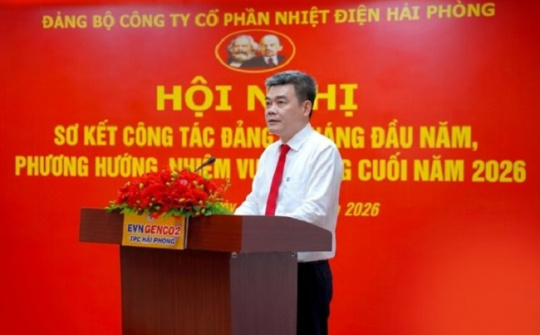 Đảng bộ Công ty CP Nhiệt điện Hải Phòng tạo dấu ấn trong 6 tháng đầu năm 2026