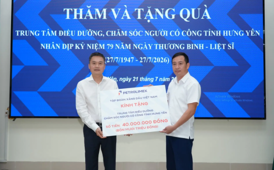 Lãnh đạo Petrolimex thăm hỏi, tri ân người có công tỉnh Hưng Yên dịp kỷ niệm 79 năm Ngày Thương binh - Liệt sĩ