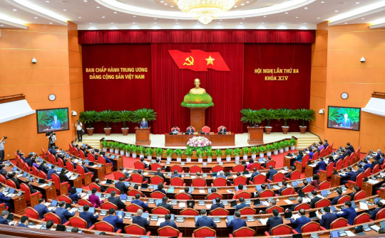 Tổ chức Hội nghị toàn quốc quán triệt và triển khai thực hiện Nghị quyết Hội nghị Trung ương 3 vào sáng 29/7/2026