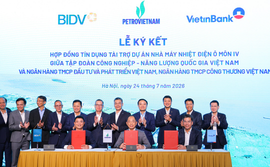 Ký kết hợp đồng tín dụng 7.300 tỷ đồng tài trợ dự án nhà máy nhiệt điện Ô Môn IV