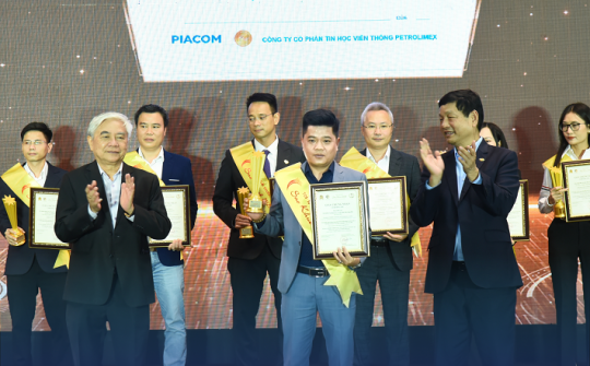 PIACOM TAS vào Top 10 Sao Khuê 2026 với Giải pháp tự động hóa kho xăng dầu