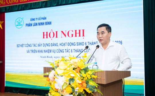 Phân lân Ninh Bình lợi nhuận tăng 37,4% trong 6 tháng đầu năm 2026