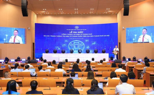 Hà Nội ra mắt nền tảng Cổng Thông tin điện tử thành phố và các trang thông tin thành phần