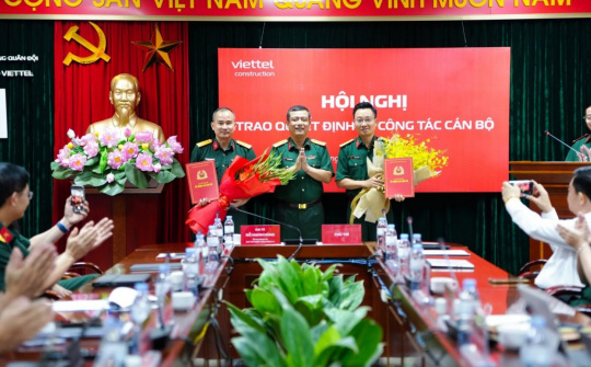 Viettel Construction: Chuyển giao vị trí Tổng Giám đốc, tiếp nối hành trình phát triển mới