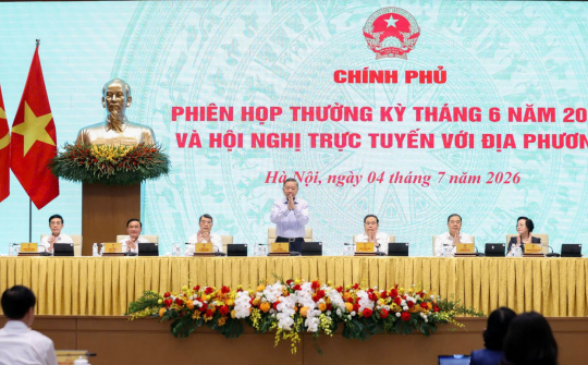 Tổng Bí thư, Chủ tịch nước Tô Lâm dự Phiên họp thường kỳ Chính phủ tháng 6/2026 và Hội nghị trực tuyến với địa phương