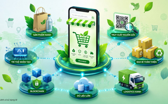 Tiêu dùng xanh thúc đẩy thương mại điện tử phát triển bền vững