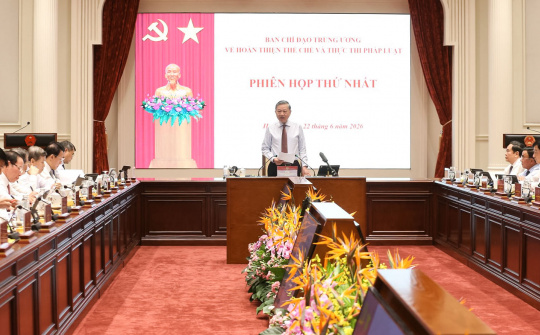 Kết luận của Tổng Bí thư, Chủ tịch nước Tô Lâm về hoàn thiện thể chế và thực thi pháp luật