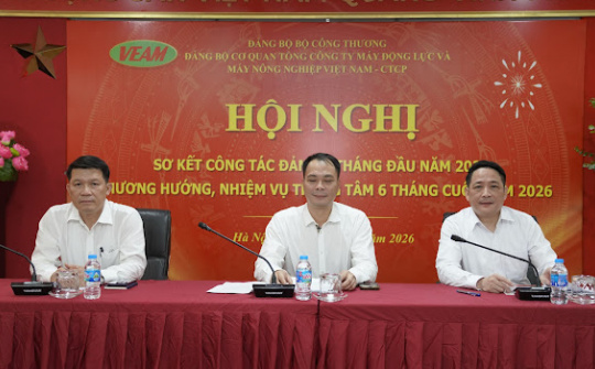 Đảng bộ Cơ quan VEAM sơ kết công tác 6 tháng đầu năm 2026, quyết tâm hoàn thành thắng lợi nhiệm vụ cả năm