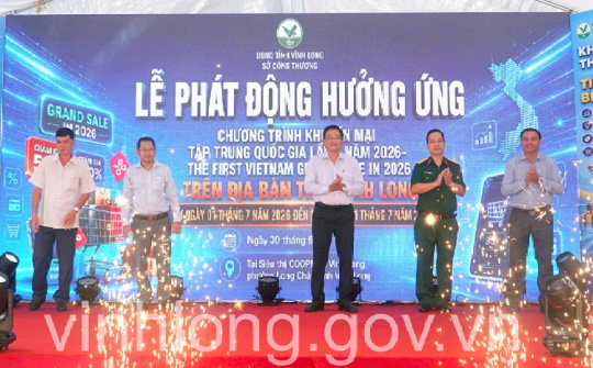 Vĩnh Long phát động hưởng ứng Chương trình Khuyến mại tập trung quốc gia lần 1 năm 2026