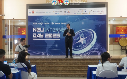 NEU Internship Day 2026: Kết nối sinh viên với thị trường lao động ngay từ giảng đường