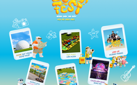 Đông Fest 2026 mở khóa 6 trạm Hè Chill: Chơi hết mình, săn vé Đông Stage cùng Biệt đội Gấu