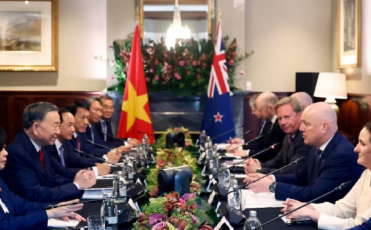 Tổng Bí thư, Chủ tịch nước Tô Lâm hội đàm với Thủ tướng New Zealand
