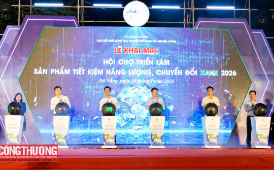 Khai mạc Hội chợ triển lãm sản phẩm tiết kiệm năng lượng và chuyển đổi xanh năm 2026