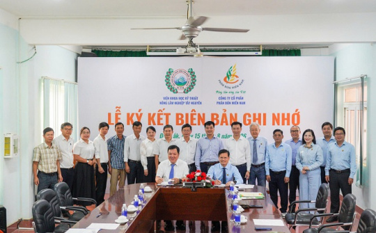 Phân Bón Miền Nam và WASI ký kết hợp tác phát triển nông nghiệp bền vững tại Tây Nguyên
