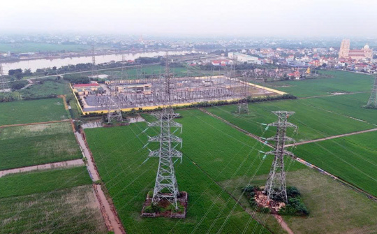 Sửa chữa 54 vị trí trên đường dây 220kV Thái Bình 2 - Trực Ninh