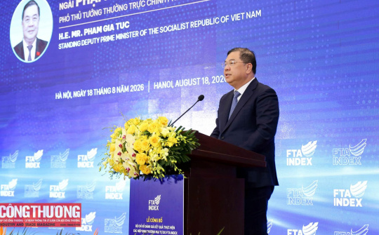 Phó Thủ tướng Thường trực Chính phủ: Xây dựng FTA Index thành công cụ quan trọng quản trị hội nhập kinh tế quốc tế