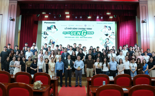 Panasonic khởi động Đại sứ Gen G 2026 mùa 4, hỗ trợ người trẻ triển khai sáng kiến xanh