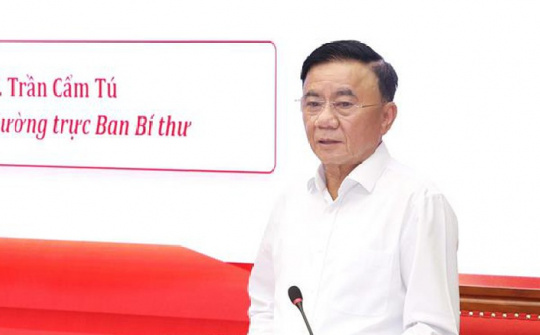 Thường trực Ban Bí thư Trần Cẩm Tú trao đổi chuyên đề về xây dựng Đảng với các Ủy viên Trung ương Đảng khóa XIV