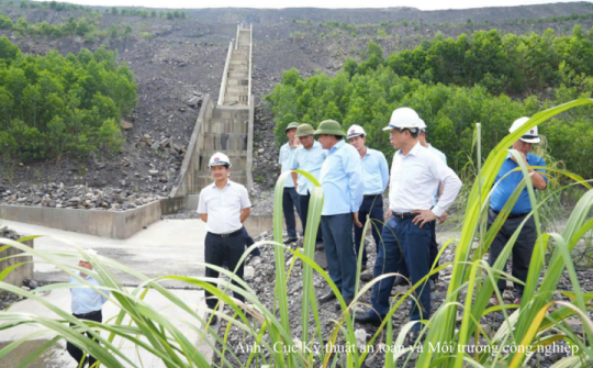 Ban Chỉ huy Phòng thủ dân sự Bộ Công Thương kiểm tra công tác phòng, chống thiên tai tại TKV