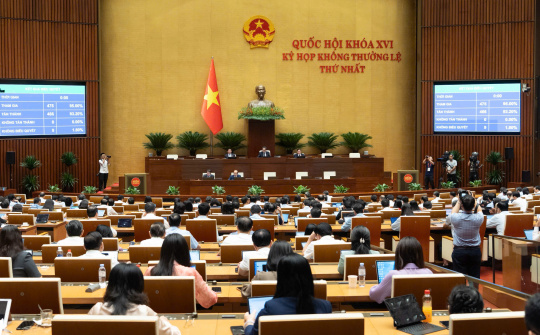 Quốc hội thông qua Luật Phổ biến, giáo dục pháp luật (sửa đổi)