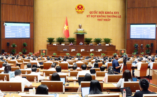 Quốc hội thông qua Nghị quyết về chủ trương đầu tư Dự án đường Vành đai 5 - Vùng Thủ đô Hà Nội