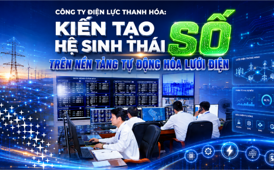 Công ty Điện lực Thanh Hóa: Kiến tạo hệ sinh thái số trên nền tảng tự động hóa lưới điện