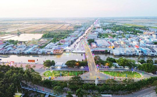 Xã Vĩnh Phong (An Giang): Tổ chức lại không gian phát triển, tạo động lực tăng trưởng bền vững