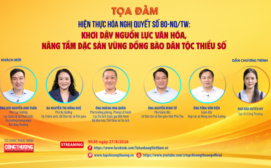 [TRỰC TUYẾN] Hiện thực hóa Nghị quyết số 80-NQ/TW: Khơi dậy nguồn lực văn hóa, nâng tầm đặc sản vùng đồng bằng dân tộc thiểu số