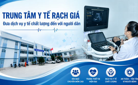 Trung tâm Y tế Rạch Giá: Đưa dịch vụ y tế chất lượng đến với người dân