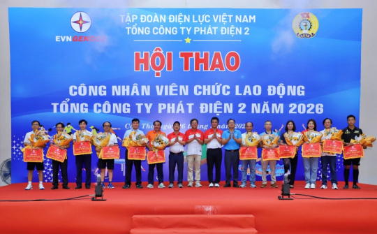 Hội thao Tổng công ty Phát điện 2: Sôi nổi, gắn kết thiết thực chào mừng Ngày Quốc khánh