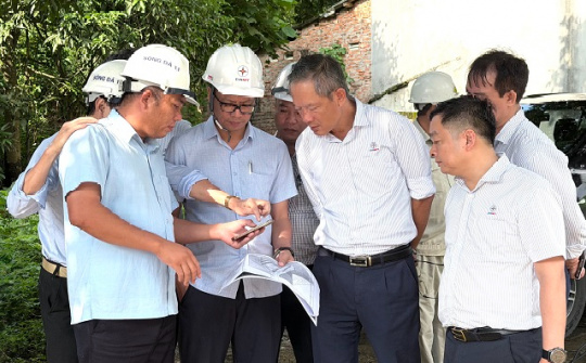 Lãnh đạo EVNNPT kiểm tra, đôn đốc tiến độ Dự án đường dây 220kV Than Uyên - Lào Cai
