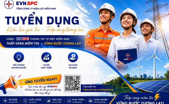 Tổng công ty Điện lực miền Nam tuyển dụng nhân sự