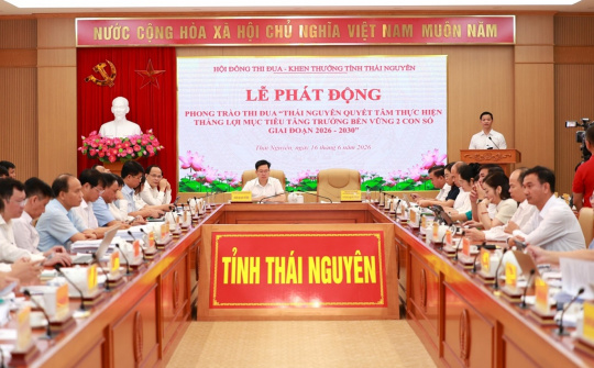 Thái Nguyên: Quyết tâm hiện thực hóa mục tiêu tăng trưởng bền vững 2 con số