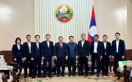Vinachem tăng cường phối hợp với các cơ quan của Lào, thúc đẩy Dự án Kali