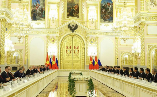 Tổng Bí thư, Chủ tịch nước Tô Lâm hội đàm với Tổng thống Nga Vladimir Putin