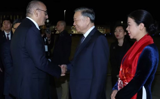 Tổng Bí thư, Chủ tịch nước Tô Lâm bắt đầu thăm chính thức Cộng hòa Pháp