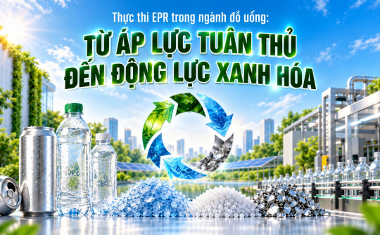 Thực thi EPR trong ngành đồ uống: Từ áp lực tuân thủ đến động lực xanh hóa