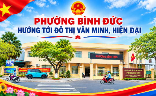 Phường Bình Đức (An Giang) hướng tới đô thị văn minh, hiện đại