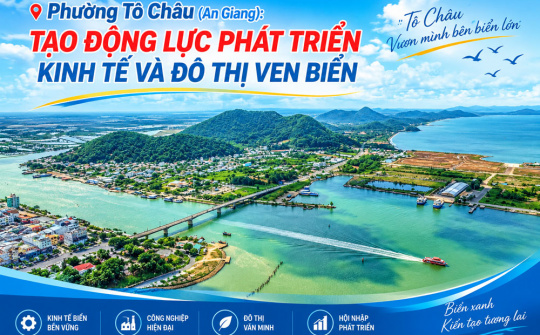 Phường Tô Châu (An Giang): Tạo động lực phát triển kinh tế và đô thị ven biển