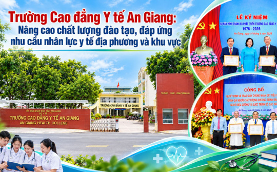 Trường Cao đẳng Y tế An Giang: Nâng cao chất lượng đào tạo, đáp ứng nhu cầu nhân lực y tế địa phương và khu vực