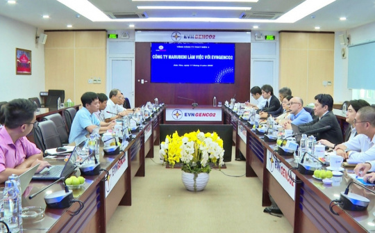 Tổng công ty Phát điện 2 tăng cường hợp tác, trao đổi thông tin với Marubeni về Trung tâm Điện lực Ô Môn