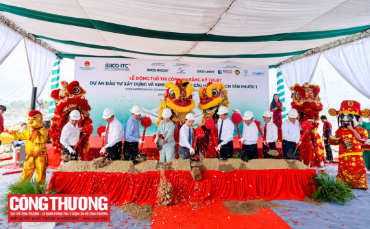Đồng Tháp: Động thổ thi công hạ tầng Khu công nghiệp Tân Phước 1 quy mô gần 6.000 tỷ đồng